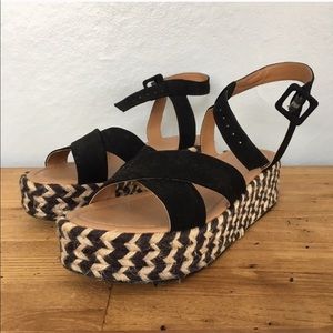 Urban Outfitters Platform Espadrille Sandals Sz 9